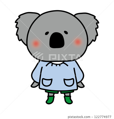 Koala in a smock Koala in a smock 122774977
