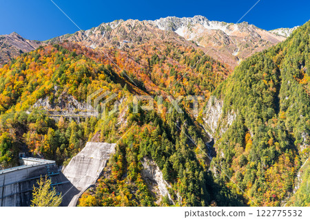 《Toyama Prefecture》 Autumn Kurobe Dam / Autumn Leaves Peak 122775532