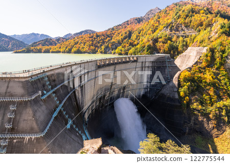《Toyama Prefecture》 Autumn Kurobe Dam / Autumn Leaves Peak 122775544