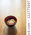 Delicious zenzai with round mochi Delicious zenzai with round mochi 122775697