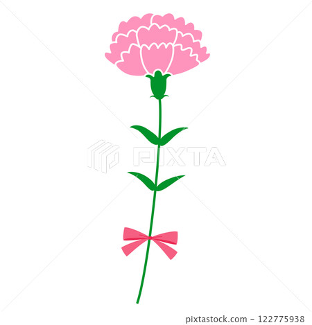 One pink carnation One pink carnation 122775938