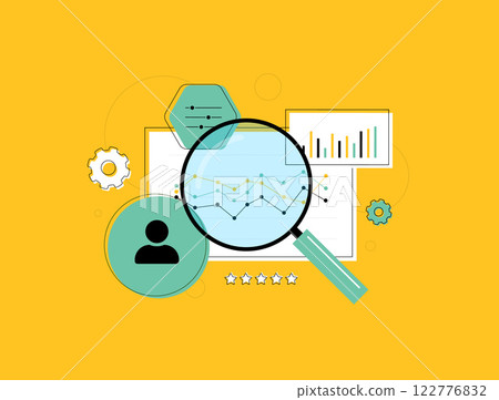 Customer analysis tools process customer data to improve marketing strategies. Customer analysis software tracks behavior, user preferences and trends, optimize decisions through user data analysis Customer analysis tools process customer data to improve marketing strategies. Customer analysis software tracks behavior, user preferences and trends, optimize decisions through user data analysis 122776832