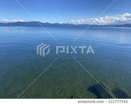 Lake Inawashiro in autumn 122777542