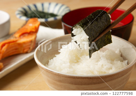 紫菜和米飯 122777598