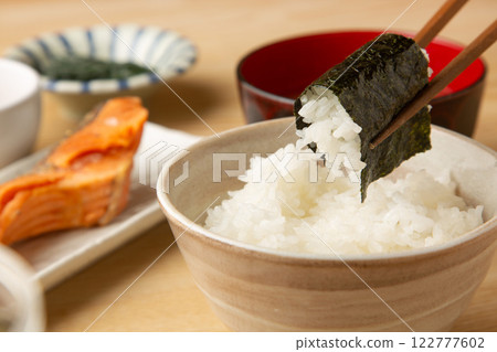 Nori and rice Nori and rice 122777602