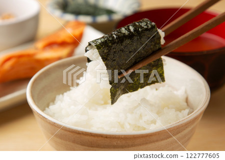 Nori and rice Nori and rice 122777605