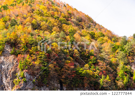 <Nagano Prefecture> Autumn leaves at Yonago Falls - peak of autumn colors <Nagano Prefecture> Autumn leaves at Yonago Falls - peak of autumn colors 122777844
