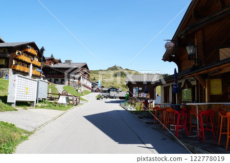Townscape of Bettmeralp, Switzerland 122778019