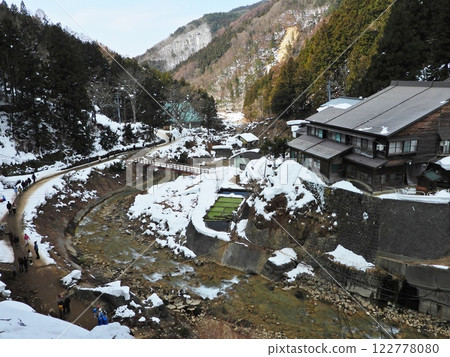 Shibu Onsen's hidden hot spring, Shibu Jigokudani Onsen 122778080