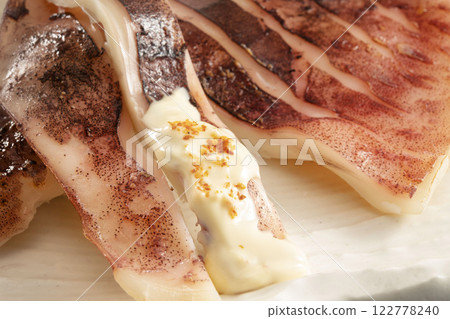 Grilled squid 122778240