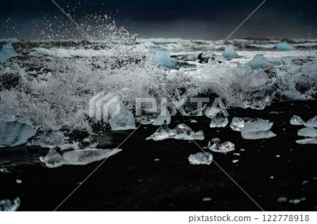 Jokulsárlón glacier lake glacier (Iceland) 122778918