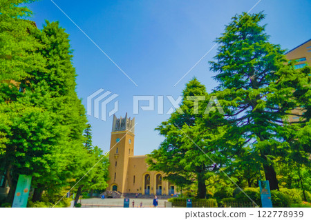 歷史悠久的早稻田鐘樓 122778939