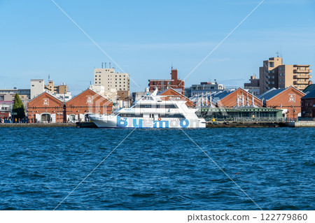 Kanamori Red Brick Warehouse and sightseeing boat Kanamori Red Brick Warehouse and sightseeing boat 122779860