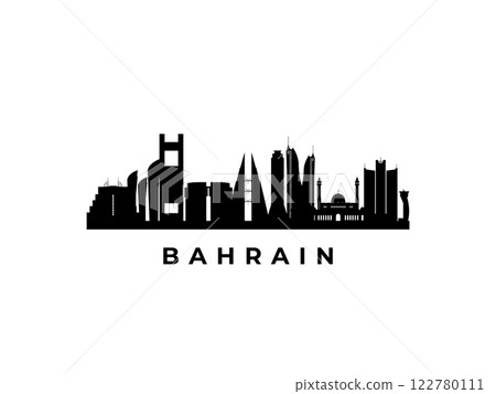 Vector Bahrain skyline. 122780111