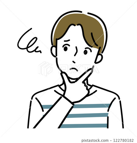 Troubled young man 122780182