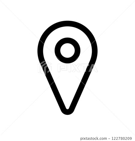 地圖別針圖示說明 122780209