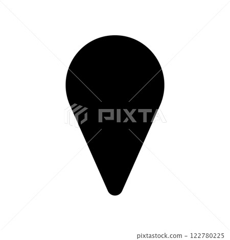 Map pin icon illustration 122780225