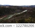 Winter river and vegetation 122780266