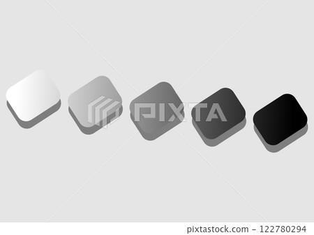 Gradient color palette Black 122780294