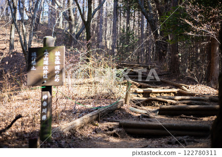 Mount Jimba hiking trail - Ichinoo Ridge Course: Stairs near the summit Mount Jimba hiking trail - Ichinoo Ridge Course: Stairs near the summit 122780311