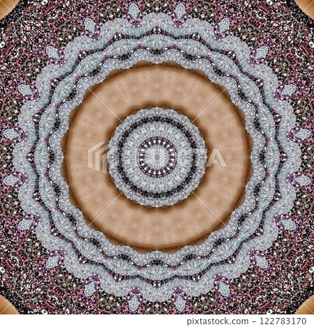 Ethnical mixed Embroidery design concept. Antique art for website, user interface theme. Interior decoration idea. Abstract pattern for the carpet background. Digital textile design for printing	 122783170