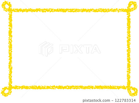 Hand-drawn crayon material background frame Hand-drawn crayon material background frame 122783314