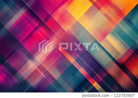 Elegant abstract geometric patterns with soft gradients and colors 122783607