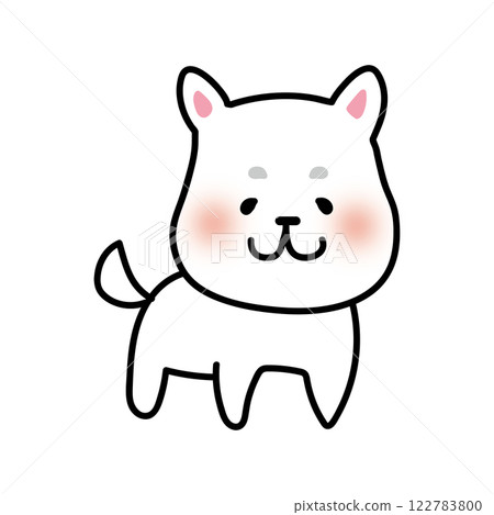 Shiro，來自古老童話《讓花兒綻放的老人》的狗 122783800