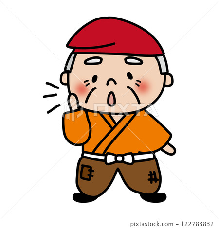 一位不再有駝背的慈祥老人。 122783832