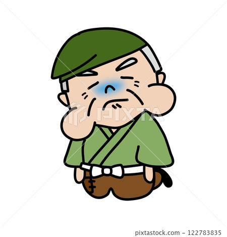 The mean old man who has a growing lump The mean old man who has a growing lump 122783835
