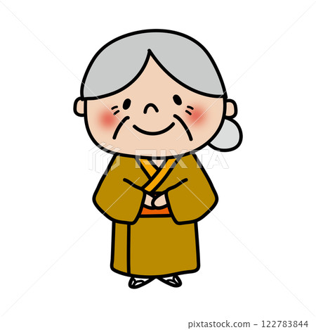 童話故事裡的善良老太太 122783844