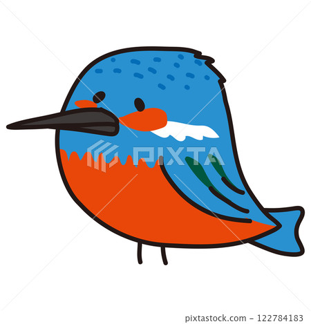 Small bird, Kingfisher 122784183