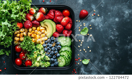 新鮮沙拉 122784472