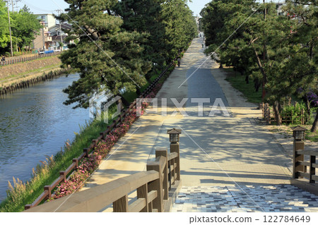 草加松原散步道沿線的綾瀨川 122784649