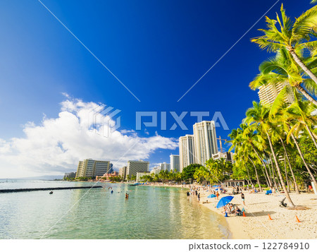 Hawaii Waikiki Beach 122784910