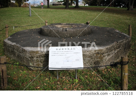 Anti-aircraft gun traces Anti-aircraft gun battery traces 122785518