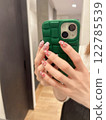 valentine nail 122785539