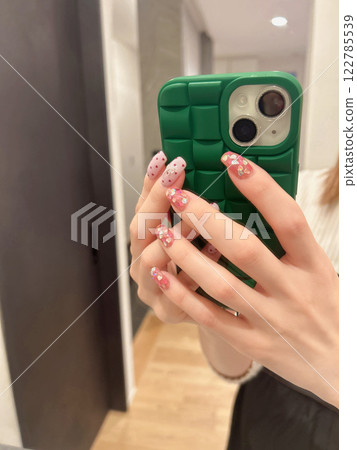 情人節美甲 122785539