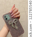 valentine nail 122785540