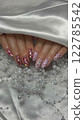 valentine nail 122785542
