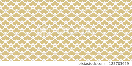 Japanese template vector. Geometric pattern in Vintage style. Natural luxury texture. 122785639