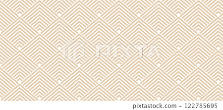 Japanese template vector. Geometric pattern in Vintage style. Natural luxury texture. 122785695