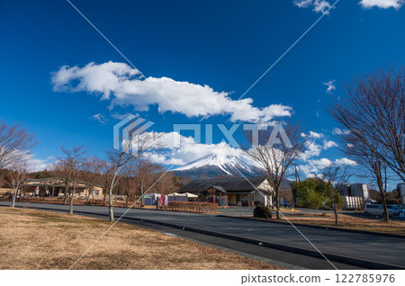 Mount Fuji as seen from Asagiri Food Park Mount Fuji as seen from Asagiri Food Park 122785976