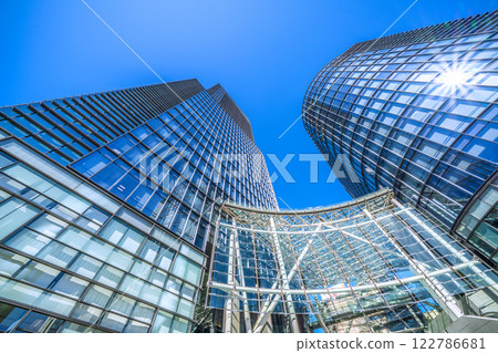 日本東京城市景觀。新時代的一線希望=第十 122786681