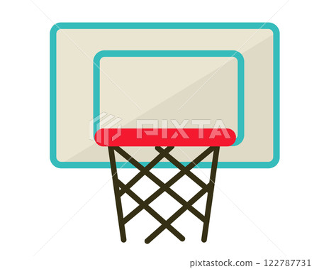 Basketball goal. Vector illustration Basketball goal. Vector illustration 122787731