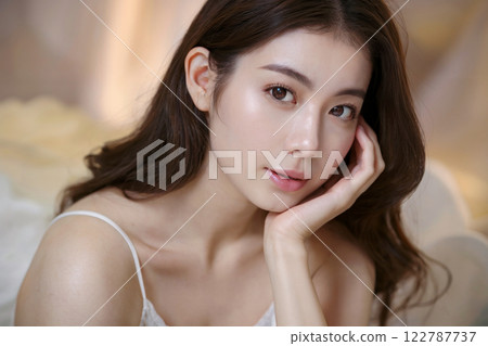 Young Woman Beauty Portrait Generative AI Young Woman Beauty Portrait Generative AI 122787737