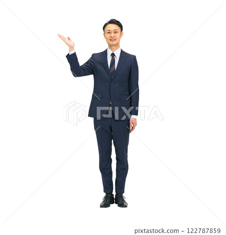 指導中年男性商務人士 - 全身照片 PNG，背景透明，手工精確裁剪 122787859