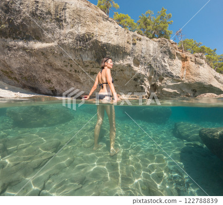 Sea summer landscape. Travel and Holiday concept. 122788839