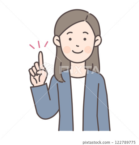 職業婦女指著 1 122789775