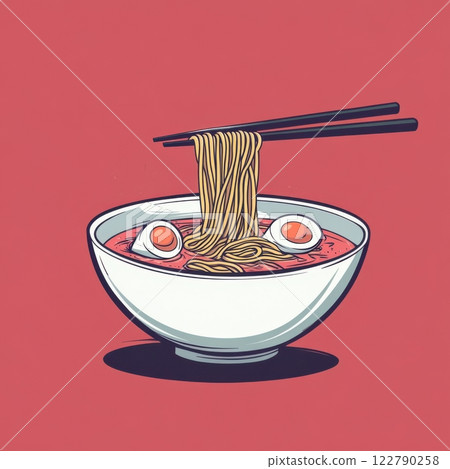 bowl of noodles 122790258